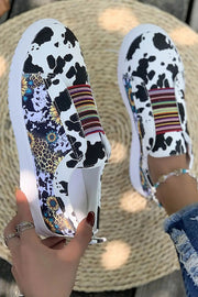 Multicolor Casual Spots Serape Sneakers - Multicolor / 37