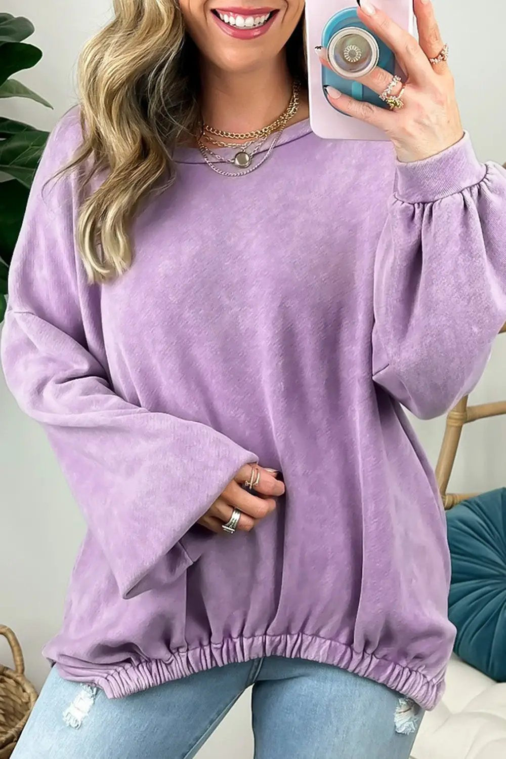 Wisteria Casual Sweatshirt