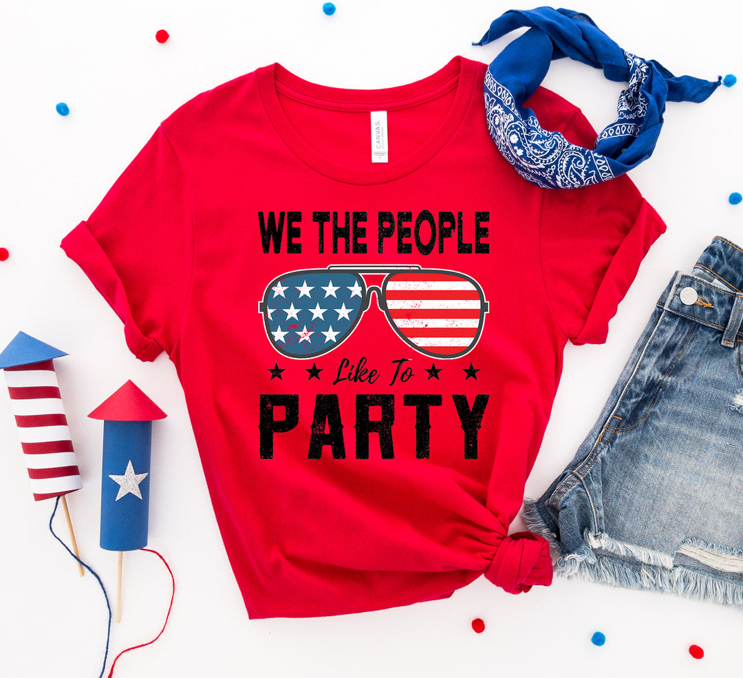 we the people like to party t - shirt