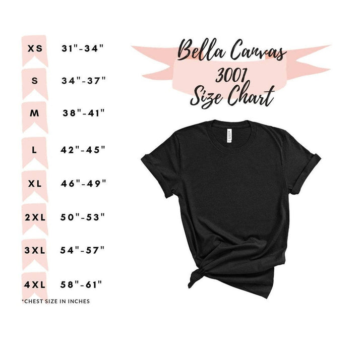 a t - shirt measurements chart for a women's size chart