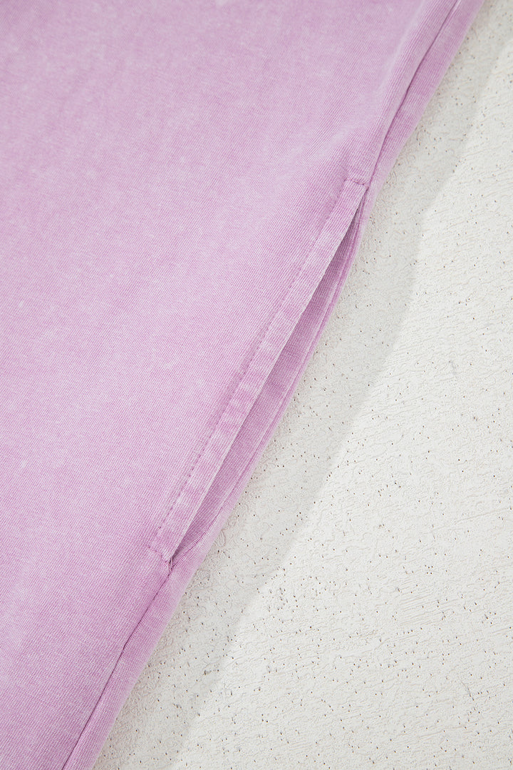 Mineral Wash Tank Mini Dress with Pockets