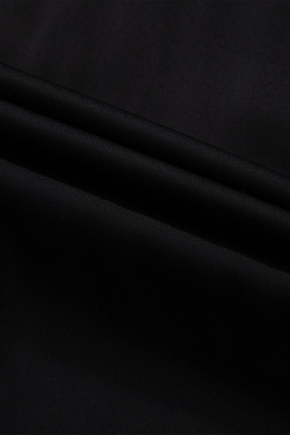 a close up of a black fabric