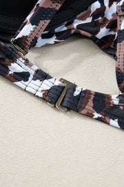 a dog collar and leash on a white surface