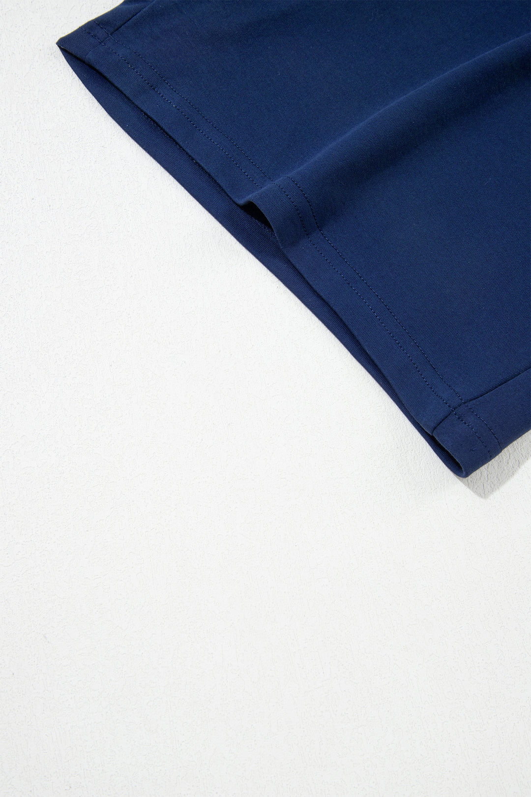 Dirty blue Contrast Trim U Neck Sleeveless Mini Dress