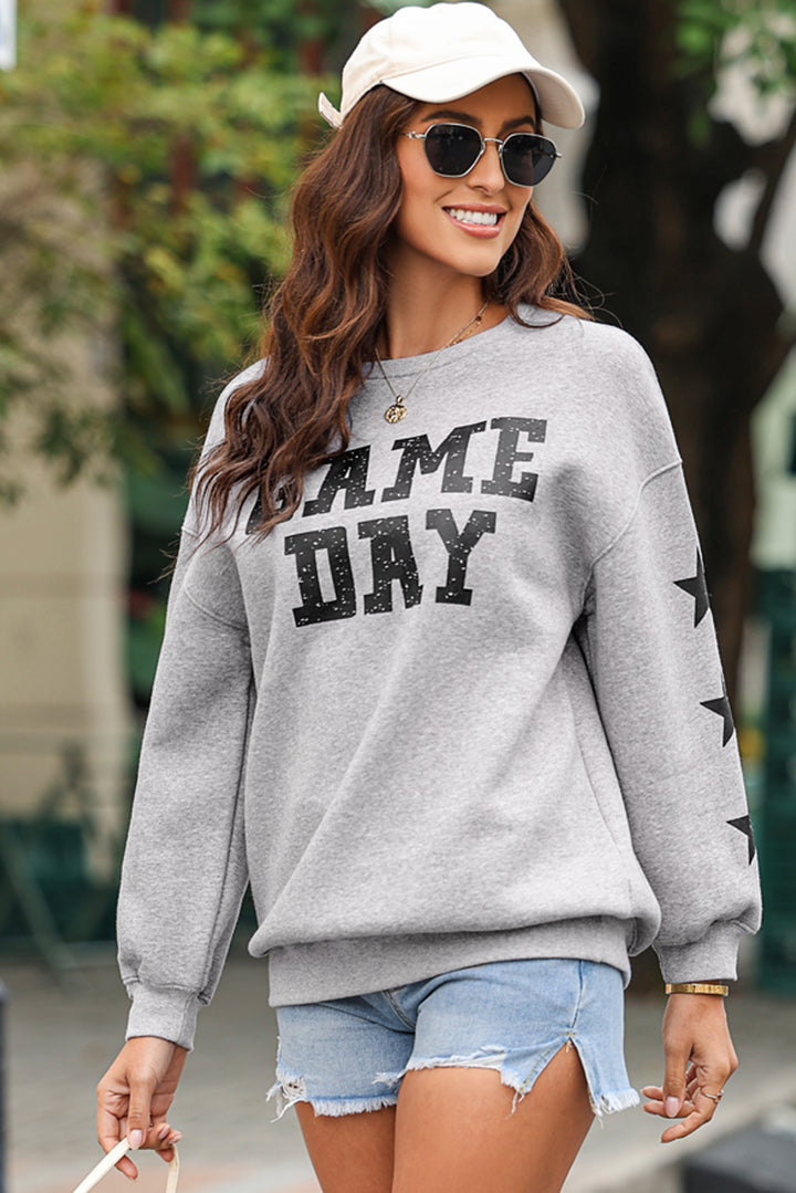 Game Day Graphic Football Season Sweatshirt