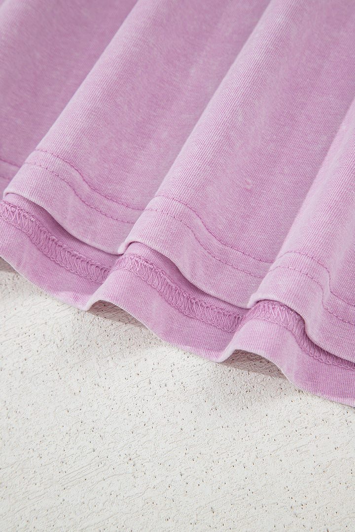 Mineral Wash Tank Mini Dress with Pockets