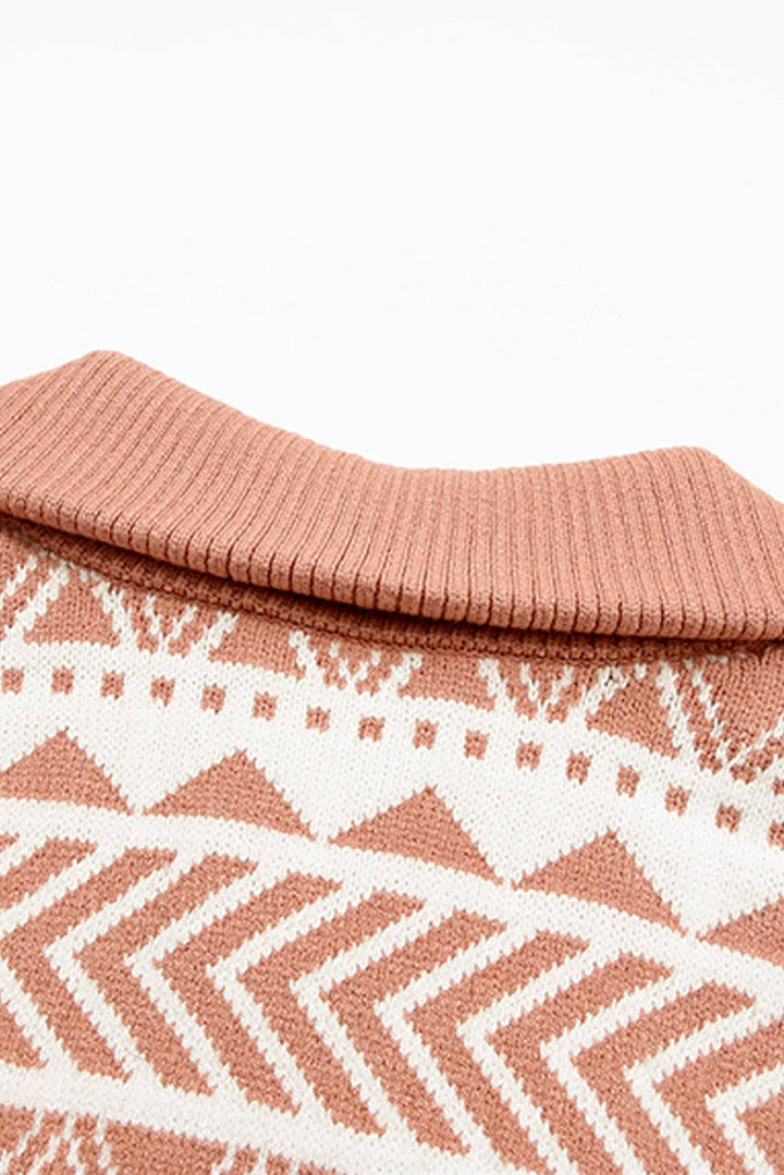 a close up of a sweater on a white background