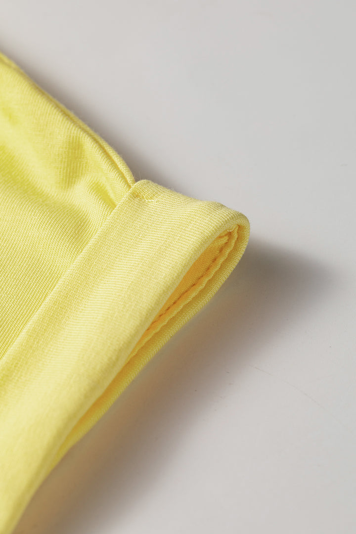 Solid Short Sleeve Elastic Waist Pocket Casual Two-Piece Short Set