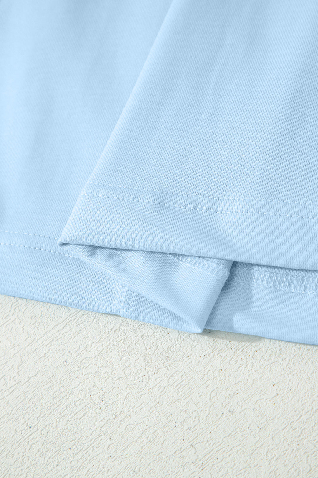 Stitched Detail Loose Tank Top Cotton 2pcs Short Set