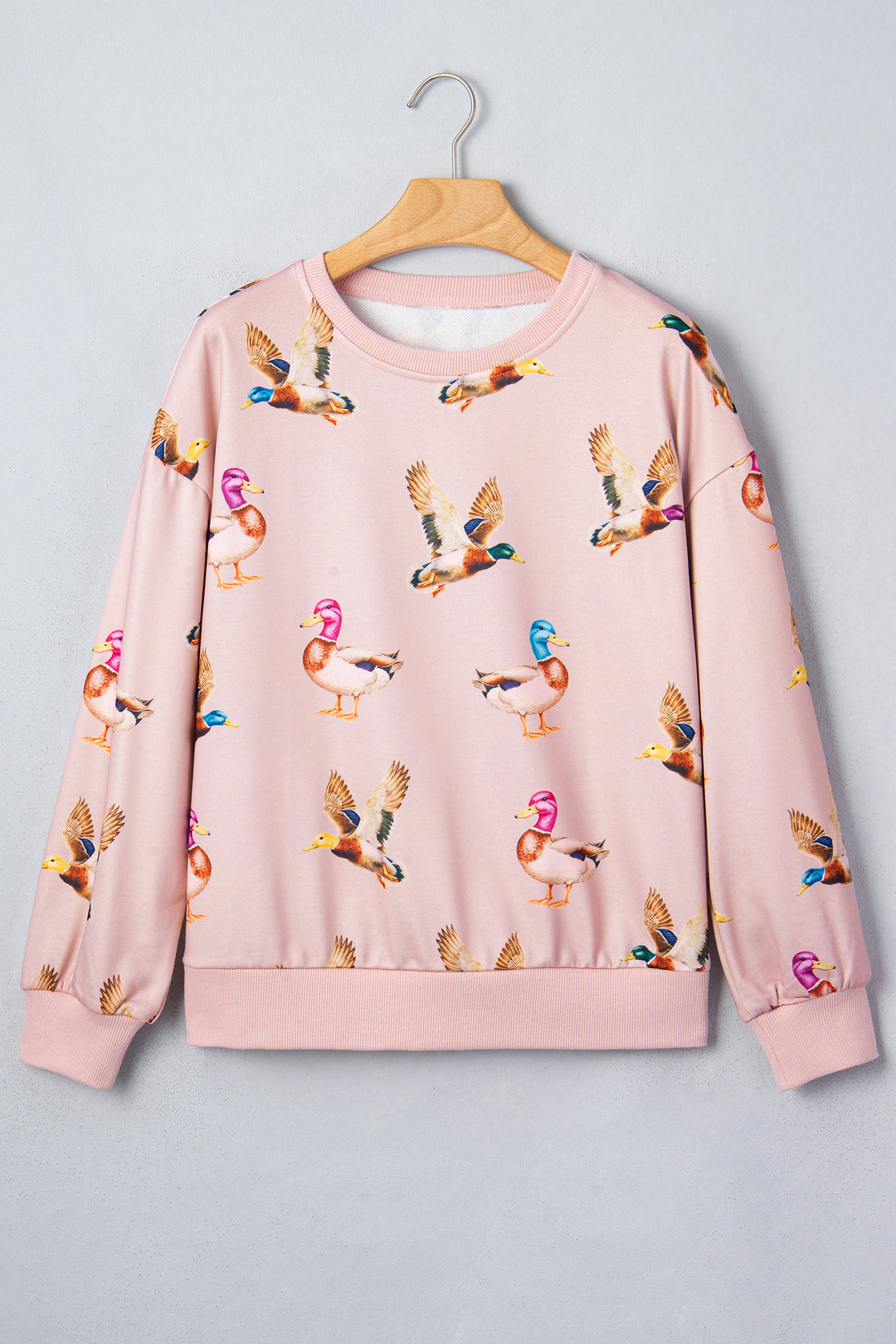 Multicolour Western Print Drop Shoulder Long Sleeve Sweatshirt