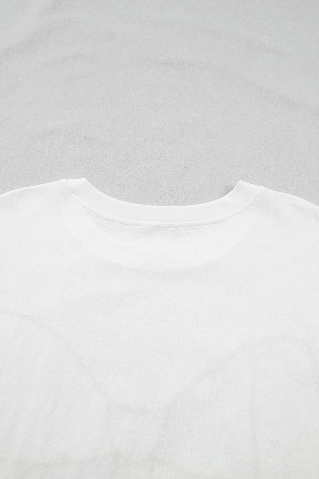 White Plus Size Leopard Bow Embroidered Patch Casual T Shirt