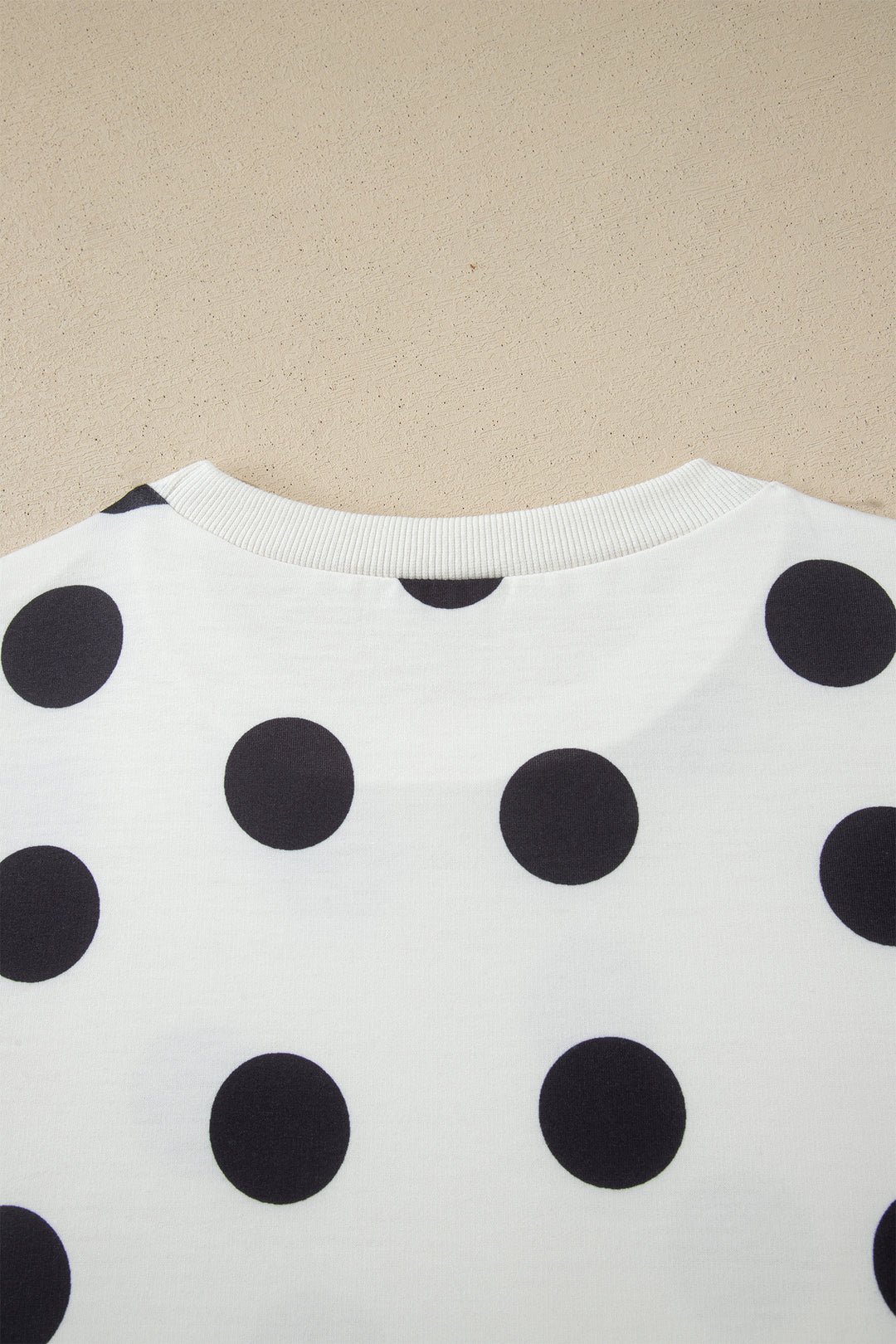 Polka Dot Short Sleeve Top Casual Skort 2pcs Outfit