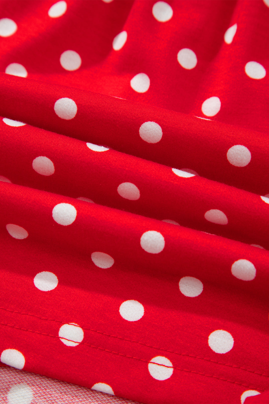 Polka Dot Drawstring Casual Mini Skort