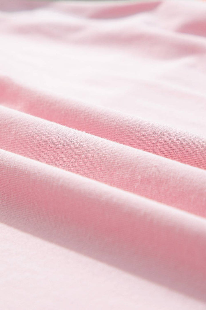 a close up view of a pink fabric