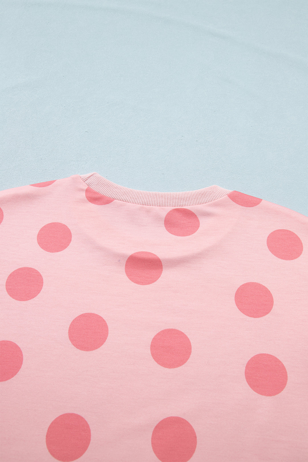 Polka Dot Short Sleeve Top Casual Skort 2pcs Outfit