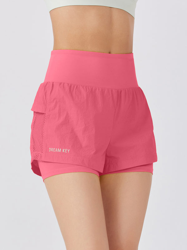 casual breathable fitness yoga quick-drying sports shorts