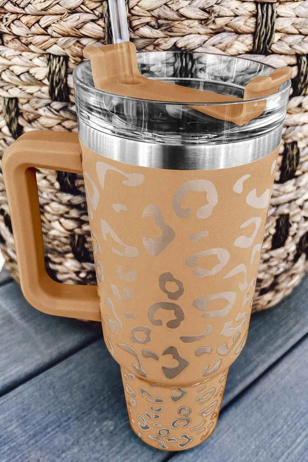 Leopard print Spotted Stainless Double Insulated Cup 40oz -