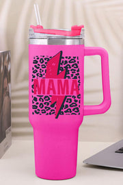 Mama Lightning Leopard Print Stainless Steel Cup -