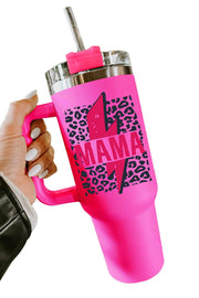 Mama Lightning Leopard Print Stainless Steel Cup -