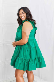 Hailey & Co Play Date Full Size Ruffle Dress -