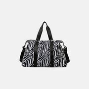 Animal Print Travel Bag - Zebra / One Size
