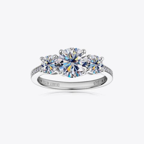 3 Carat Moissanite 925 Sterling Silver Ring -