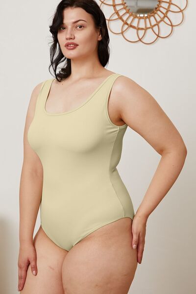 Basic Bae Full Size Square Neck Sleeveless Bodysuit -