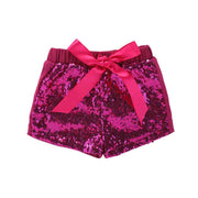 Sequin Elastic Waist Shorts
Accessories: No
Pattern type: Multicolored
Style: Casual
Features: Contrast sequin
Length: Shorts
Material composition: 95% polyester, 5% spandex
Care instructions:Casual Shorts