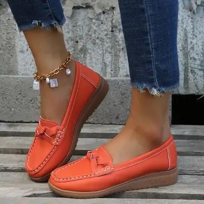 Weave Wedge Heeled Loafers Faith & Co. Boutique