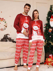 Full Size Snowman Top and Pants Set -