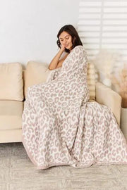 Cuddley Leopard Decorative Throw Blanket -