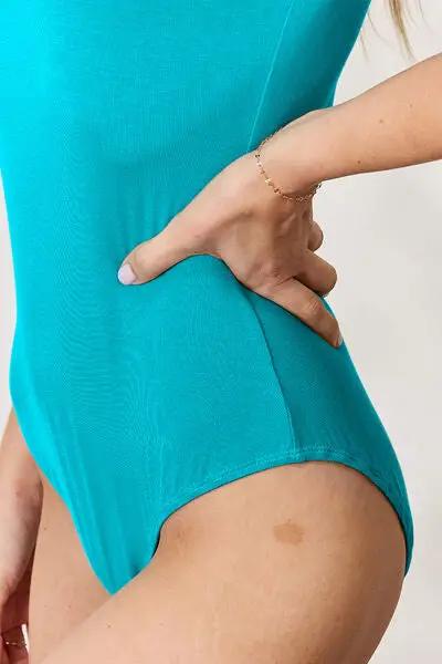 Basic Bae Full Size Round Neck Short Sleeve Bodysuit -