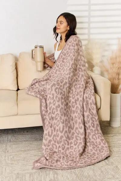 Cuddley Leopard Decorative Throw Blanket -