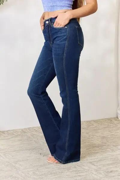 Kancan Full Size Slim Bootcut Jeans -