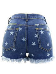 a pair of shorts with stars on them