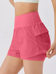 New loose casual breathable fitness yoga quick-drying culottes sports shorts -
