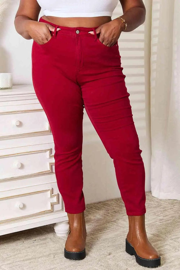 Judy Blue Full Size High Waist Tummy Control Skinny Jeans -